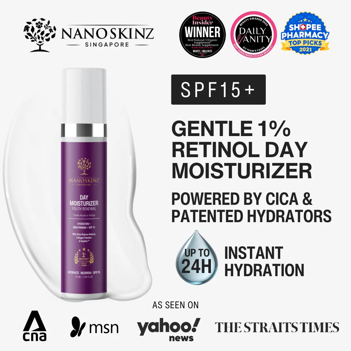 1% RETINOL DAY MOISTURIZER SPF 15 | YOUTH RENEWAL STEP 04